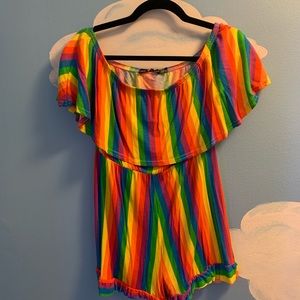Daisy street rainbow romper